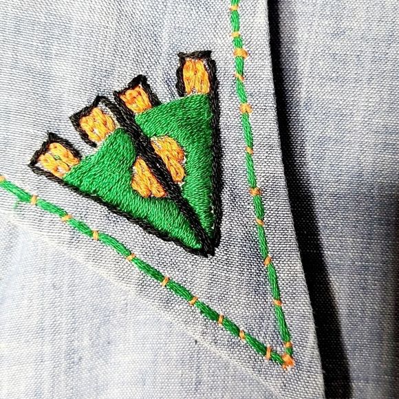 Vintage Levis Pantela Denim Button Down XL - Picture 10 of 14